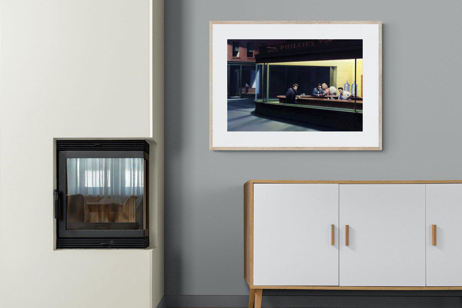 Boulevard of Broken Dreams-Wall_Art-100 x 75cm-Framed Print-Wood-Pixalot