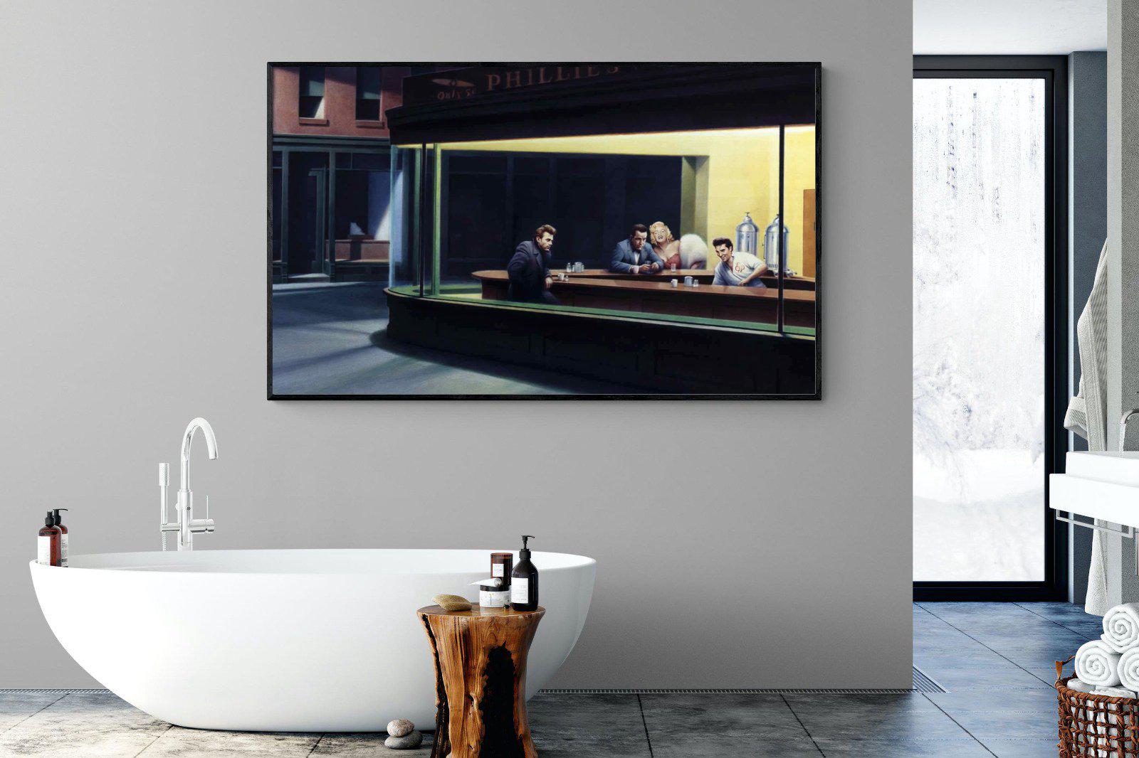 Boulevard of Broken Dreams-Wall_Art-180 x 110cm-Mounted Canvas-Black-Pixalot