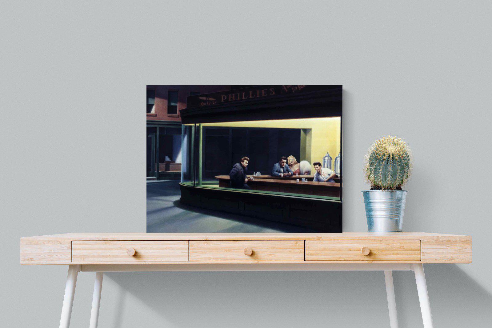 Boulevard of Broken Dreams-Wall_Art-80 x 60cm-Mounted Canvas-No Frame-Pixalot