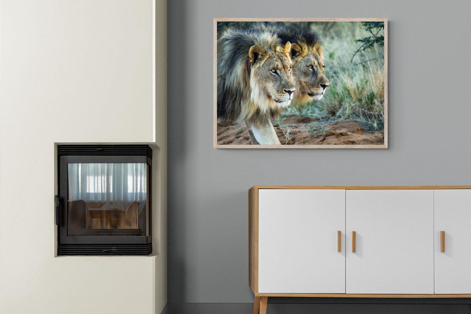 Brothers in Arms-Wall_Art-100 x 75cm-Mounted Canvas-Wood-Pixalot