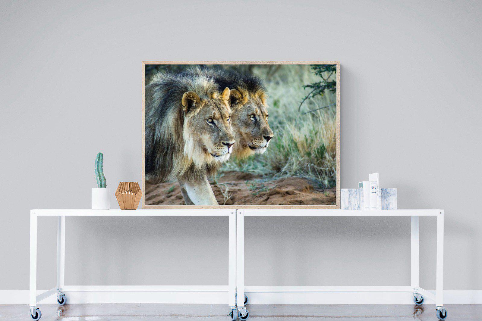 Brothers in Arms-Wall_Art-120 x 90cm-Mounted Canvas-Wood-Pixalot