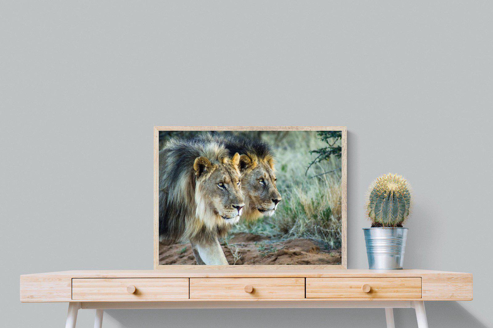 Brothers in Arms-Wall_Art-80 x 60cm-Mounted Canvas-Wood-Pixalot