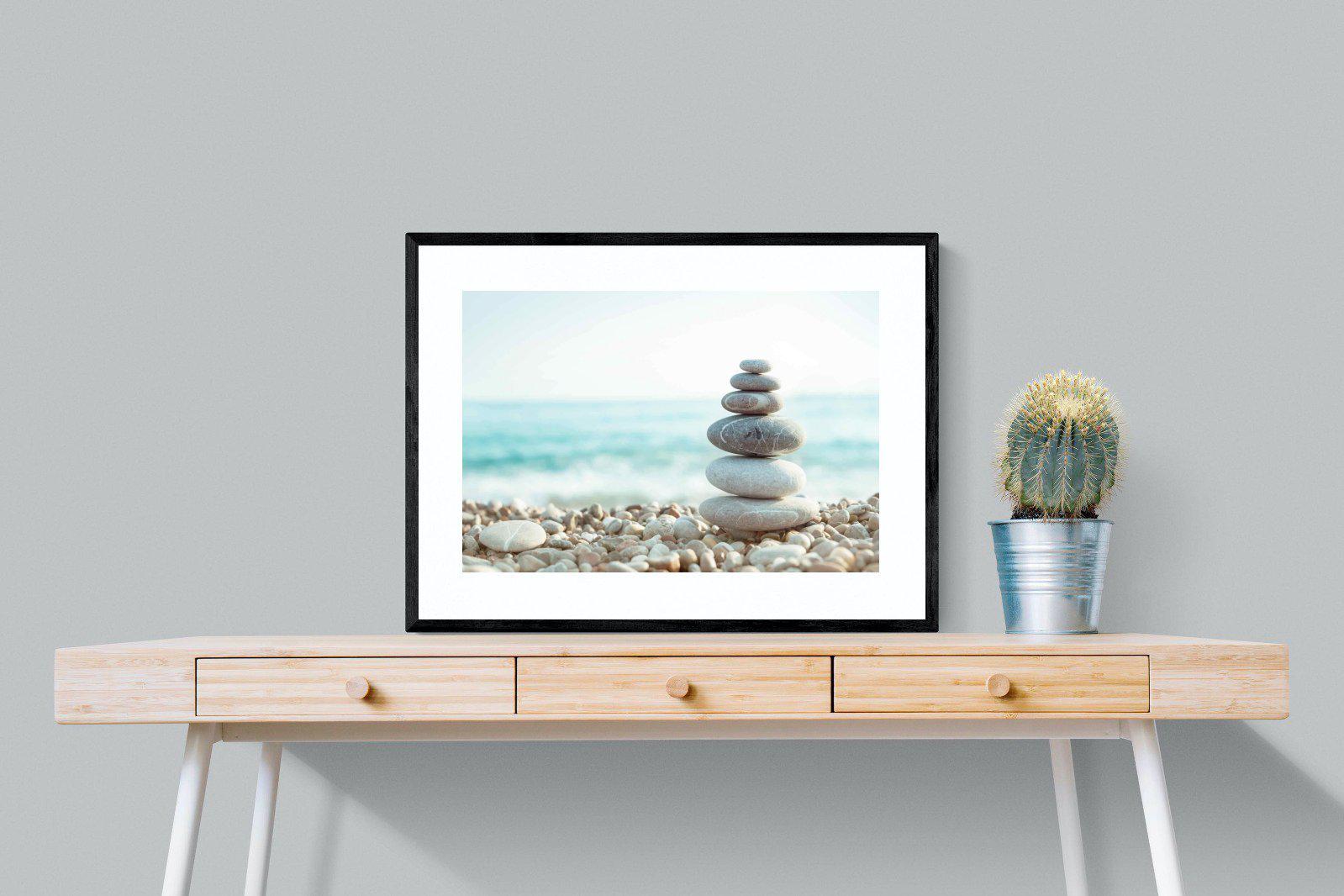 Calm-Wall_Art-80 x 60cm-Framed Print-Black-Pixalot
