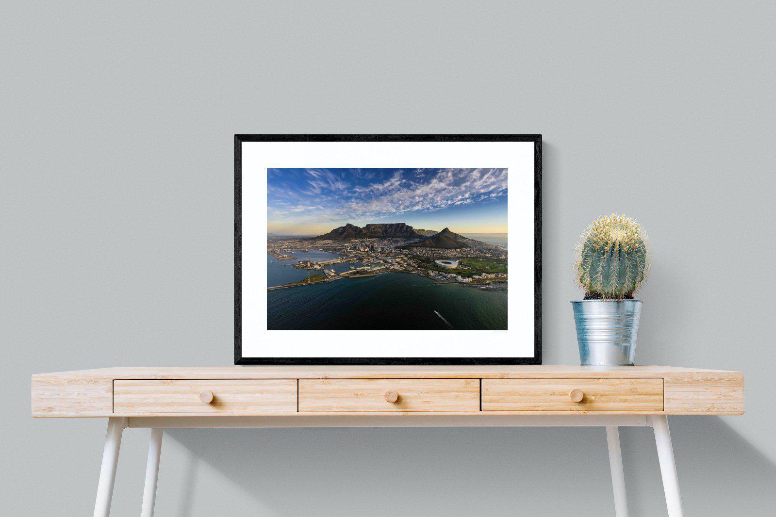 Cape Town-Wall_Art-80 x 60cm-Framed Print-Black-Pixalot