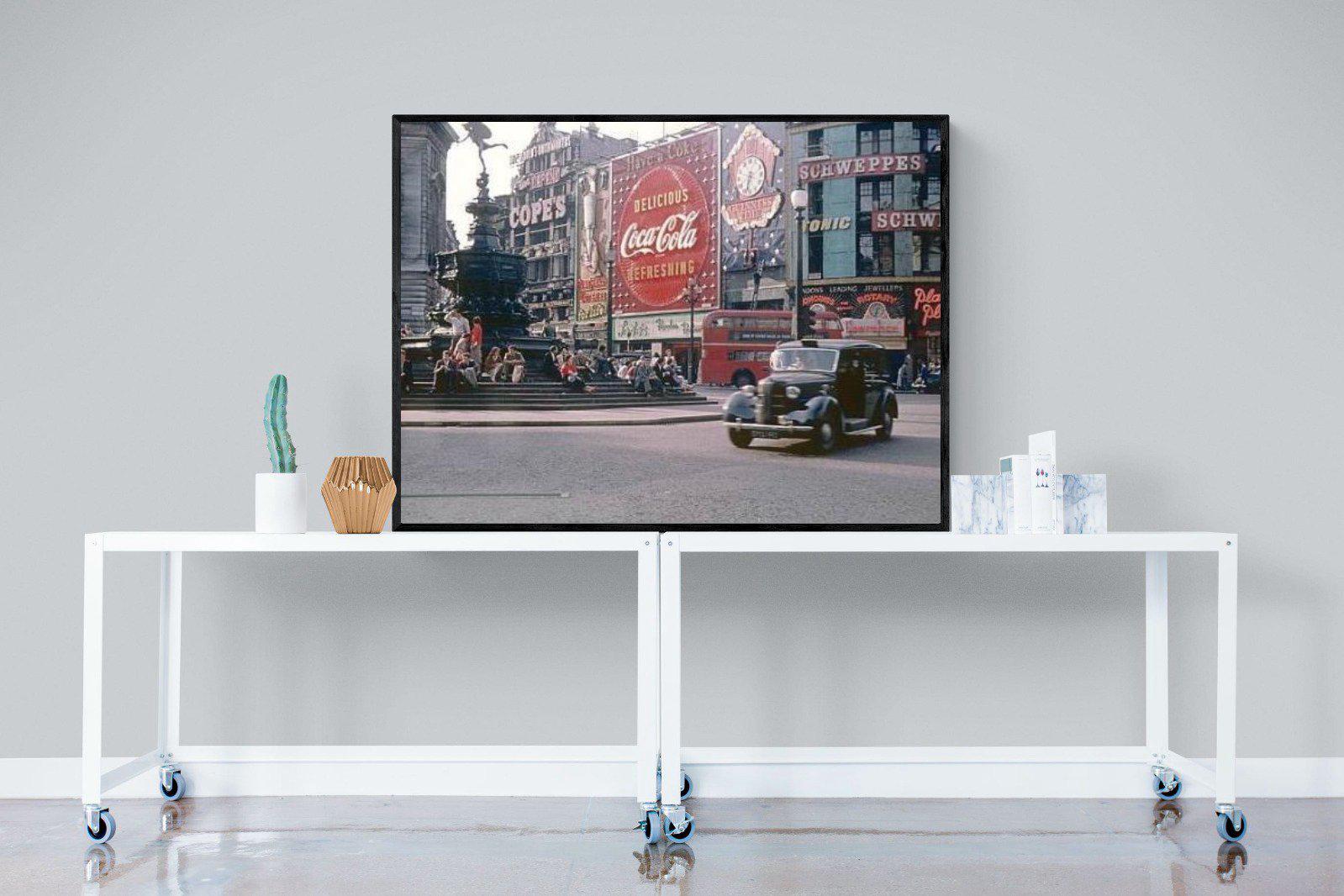 Coca-Cola-Wall_Art-120 x 90cm-Mounted Canvas-Black-Pixalot