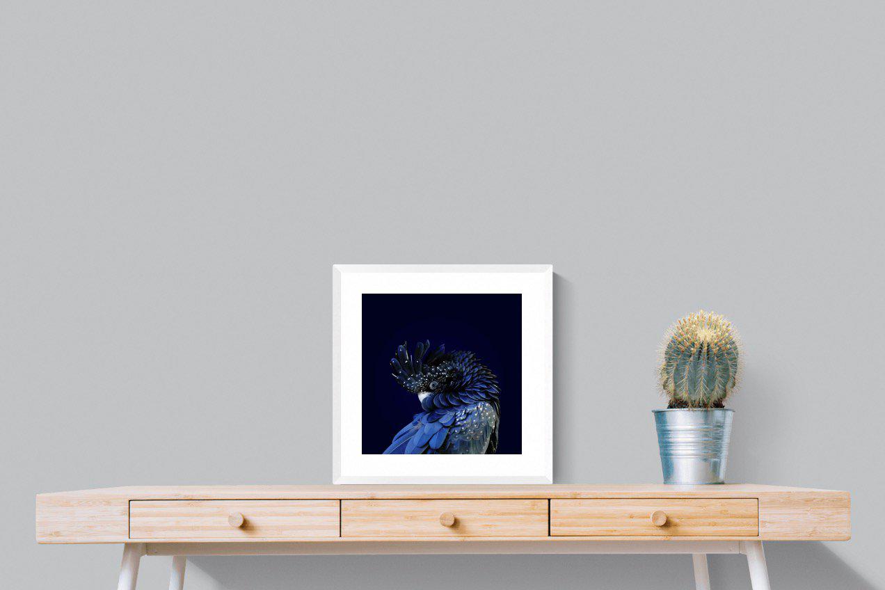 Cockatoo-Wall_Art-50 x 50cm-Framed Print-White-Pixalot
