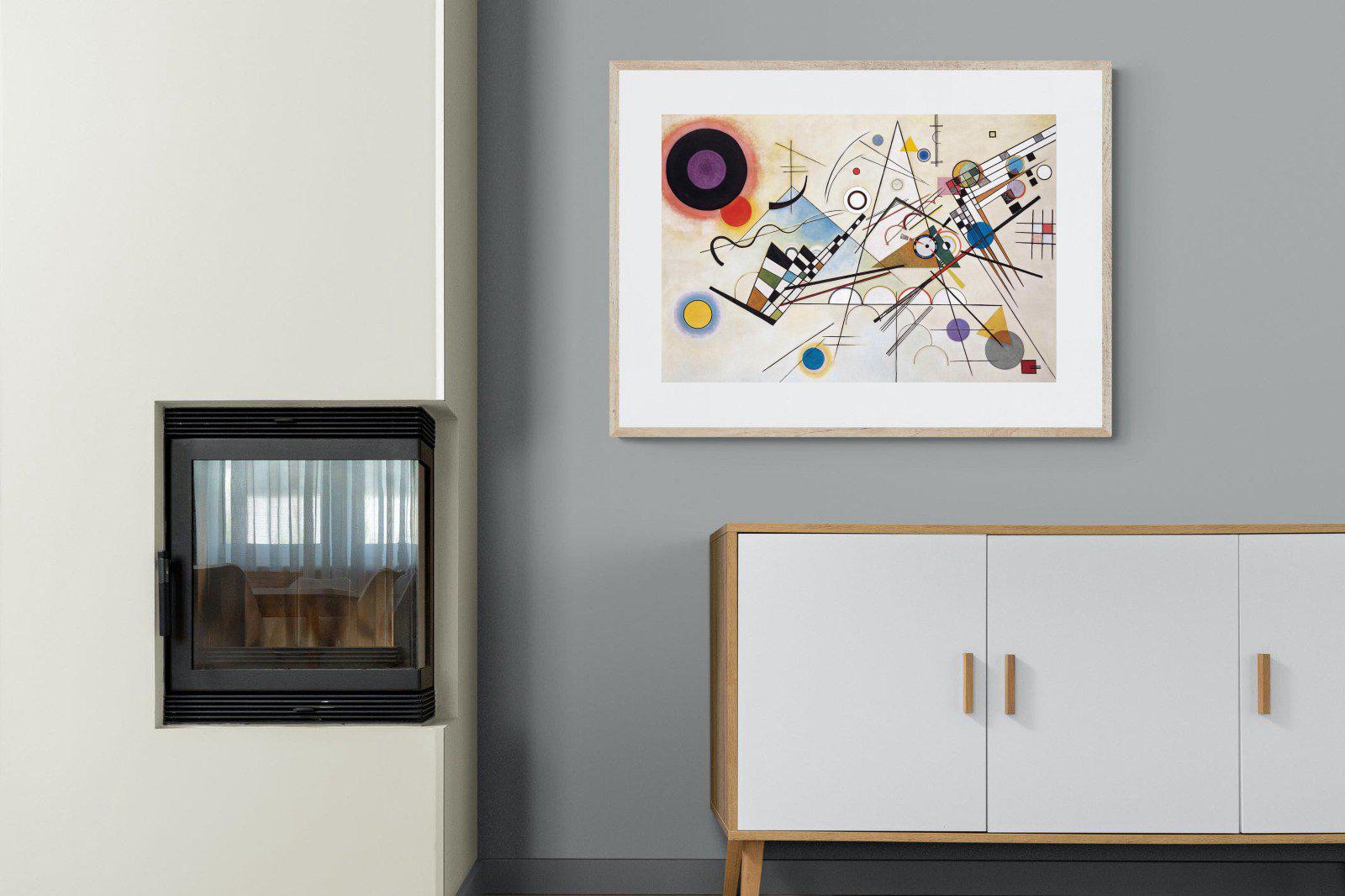 Composition VIII-Wall_Art-100 x 75cm-Framed Print-Wood-Pixalot