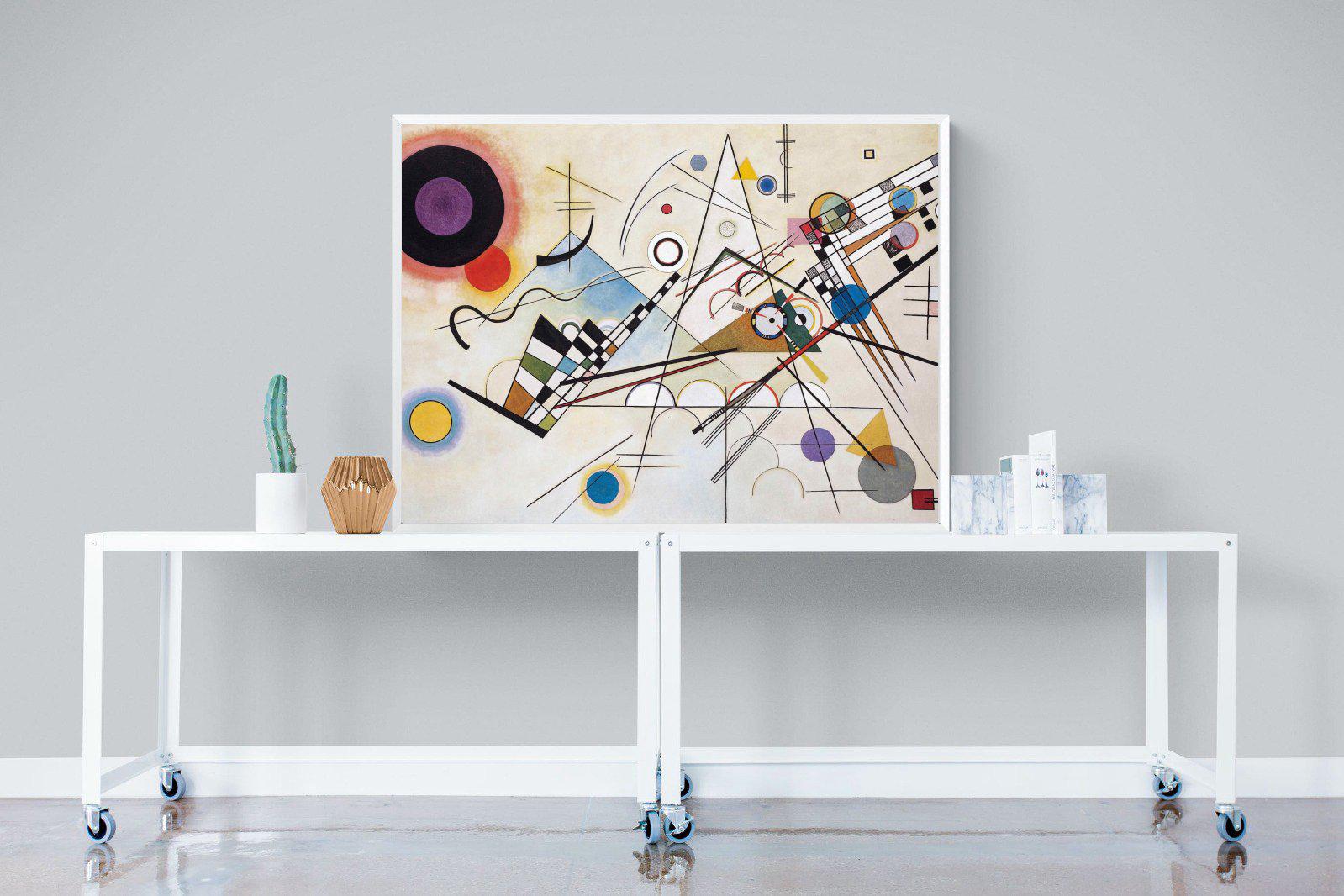 Composition VIII-Wall_Art-120 x 90cm-Mounted Canvas-White-Pixalot