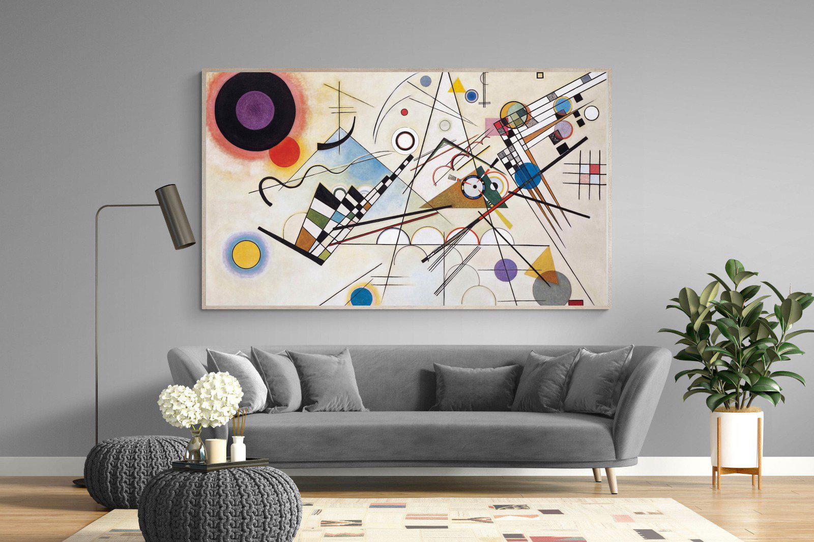Composition VIII-Wall_Art-220 x 130cm-Mounted Canvas-Wood-Pixalot