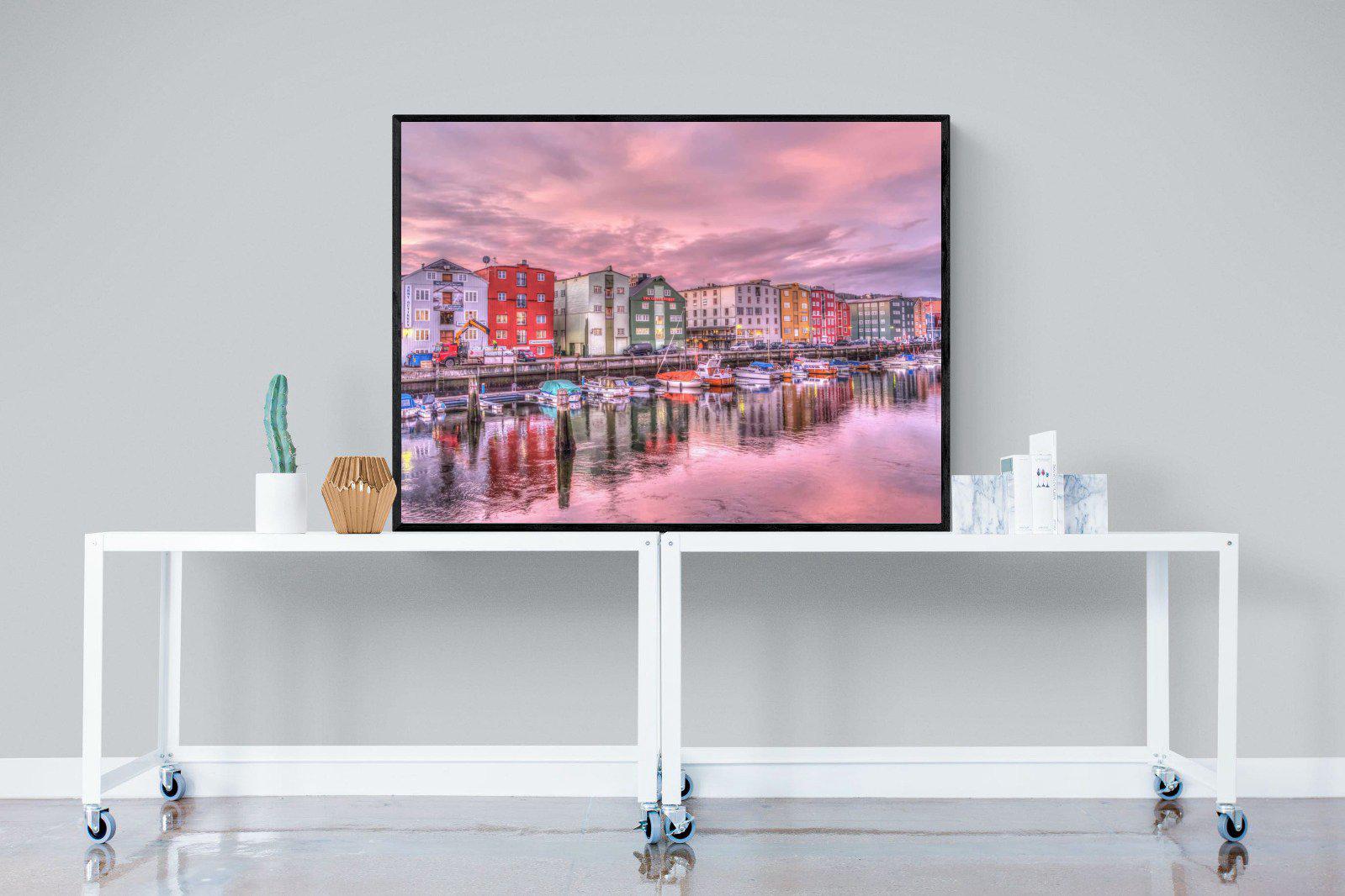 Copenhagen-Wall_Art-120 x 90cm-Mounted Canvas-Black-Pixalot