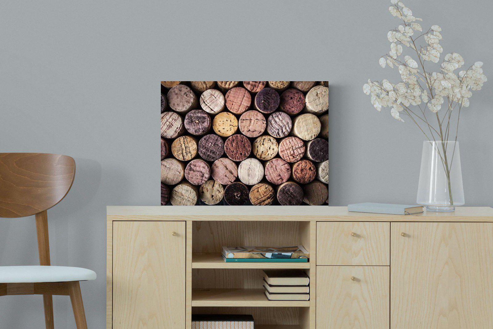 Corked-Wall_Art-60 x 45cm-Mounted Canvas-No Frame-Pixalot