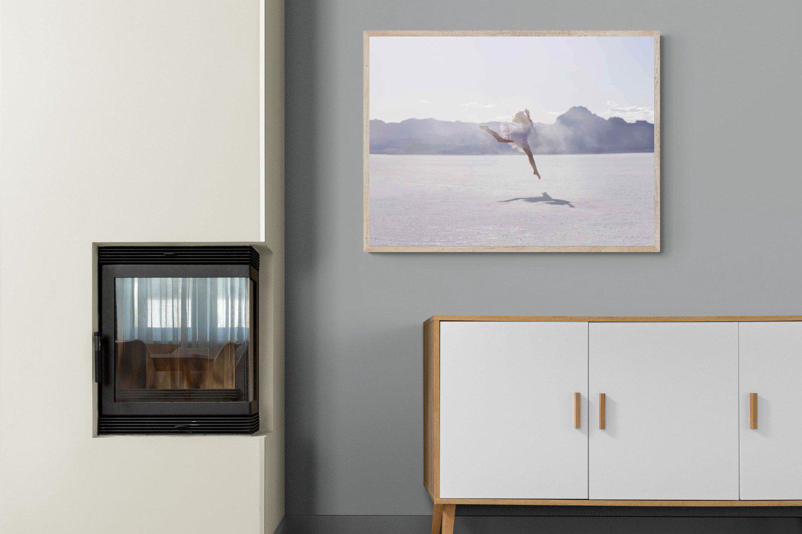 Dancing in the Desert-Wall_Art-100 x 75cm-Mounted Canvas-Wood-Pixalot