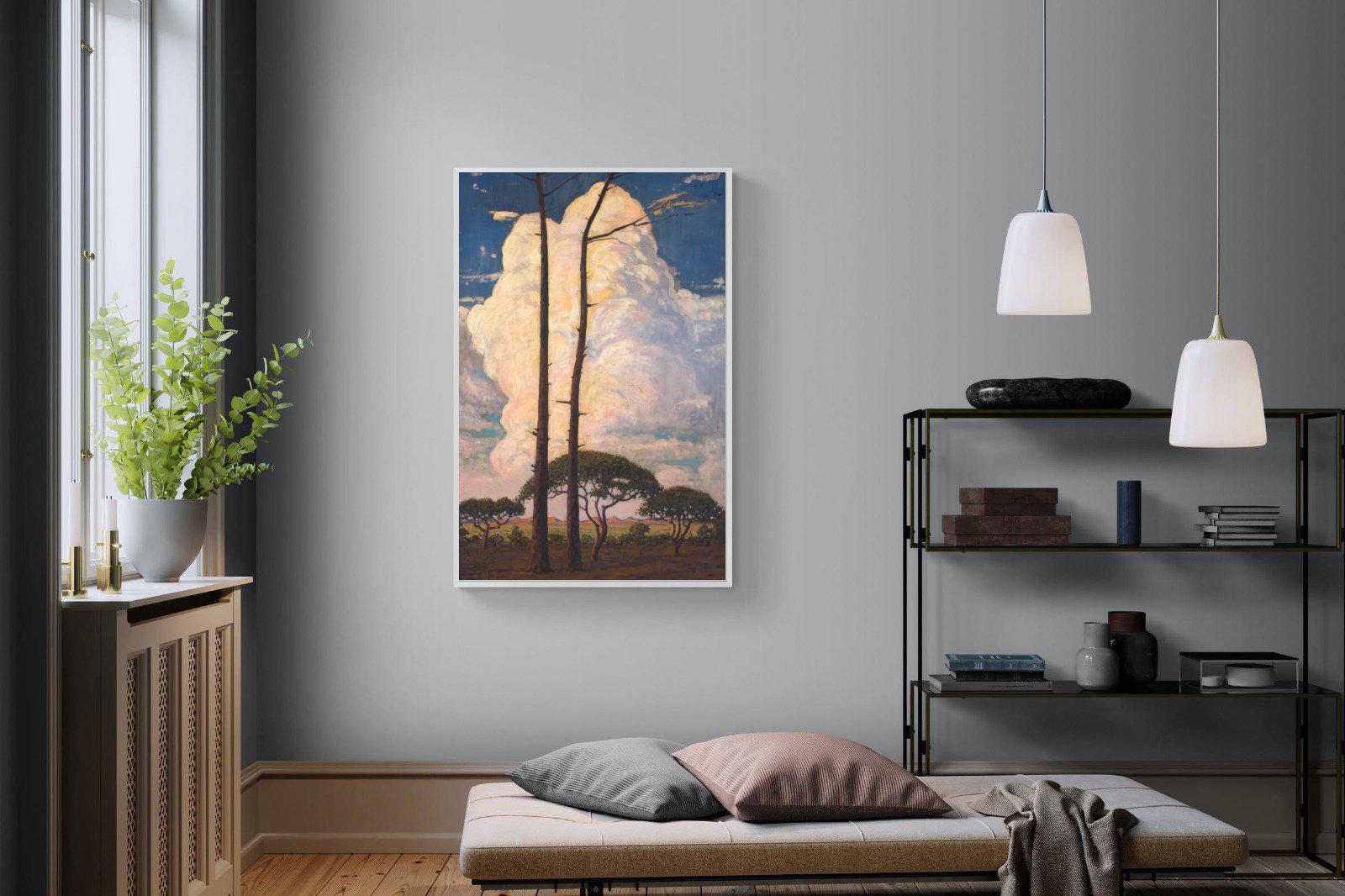Die Wolk-Wall_Art-100 x 150cm-Mounted Canvas-White-Pixalot