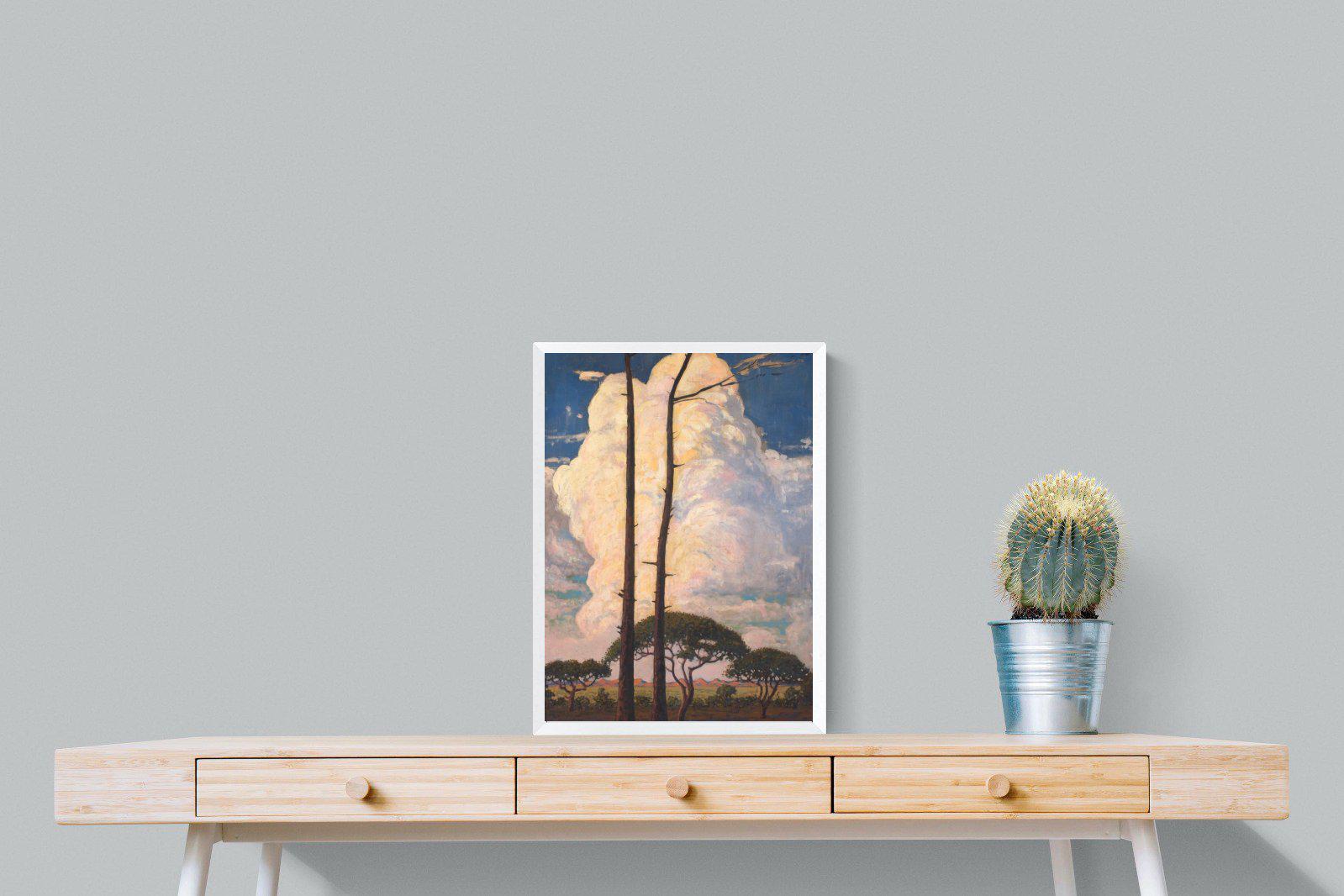 Die Wolk-Wall_Art-45 x 60cm-Mounted Canvas-White-Pixalot