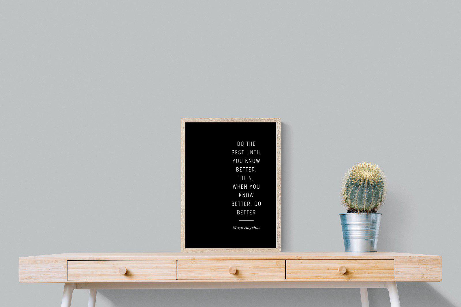 Do Better-Wall_Art-45 x 60cm-Mounted Canvas-Wood-Pixalot