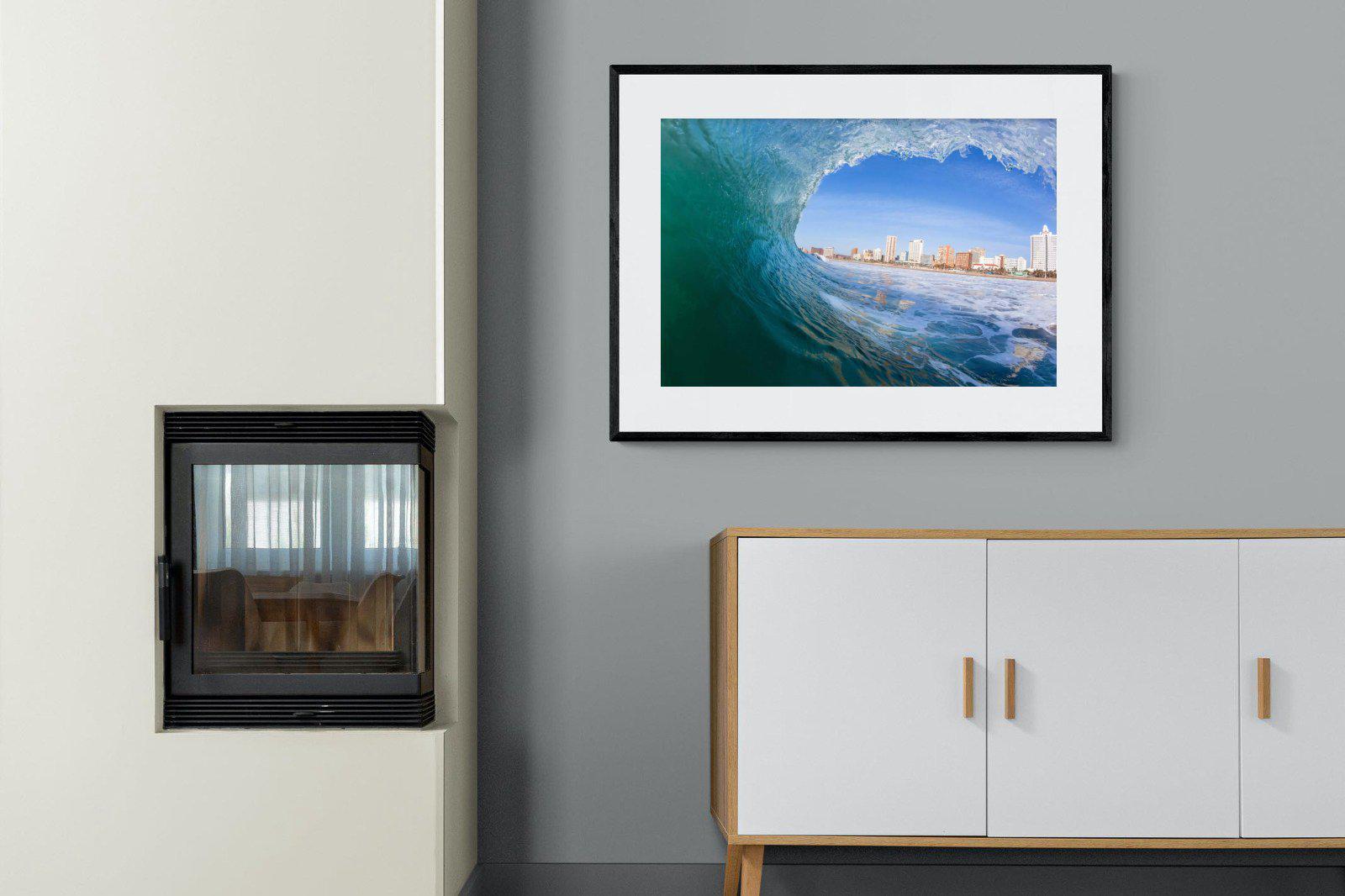 Durban-Wall_Art-100 x 75cm-Framed Print-Black-Pixalot