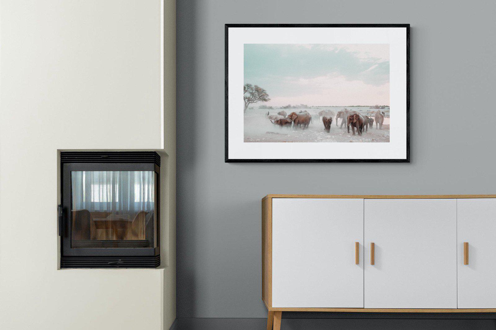 Etosha-Wall_Art-100 x 75cm-Framed Print-Black-Pixalot