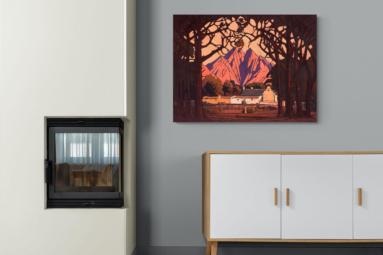 Farm Jonkershoek-Wall_Art-100 x 75cm-Mounted Canvas-No Frame-Pixalot