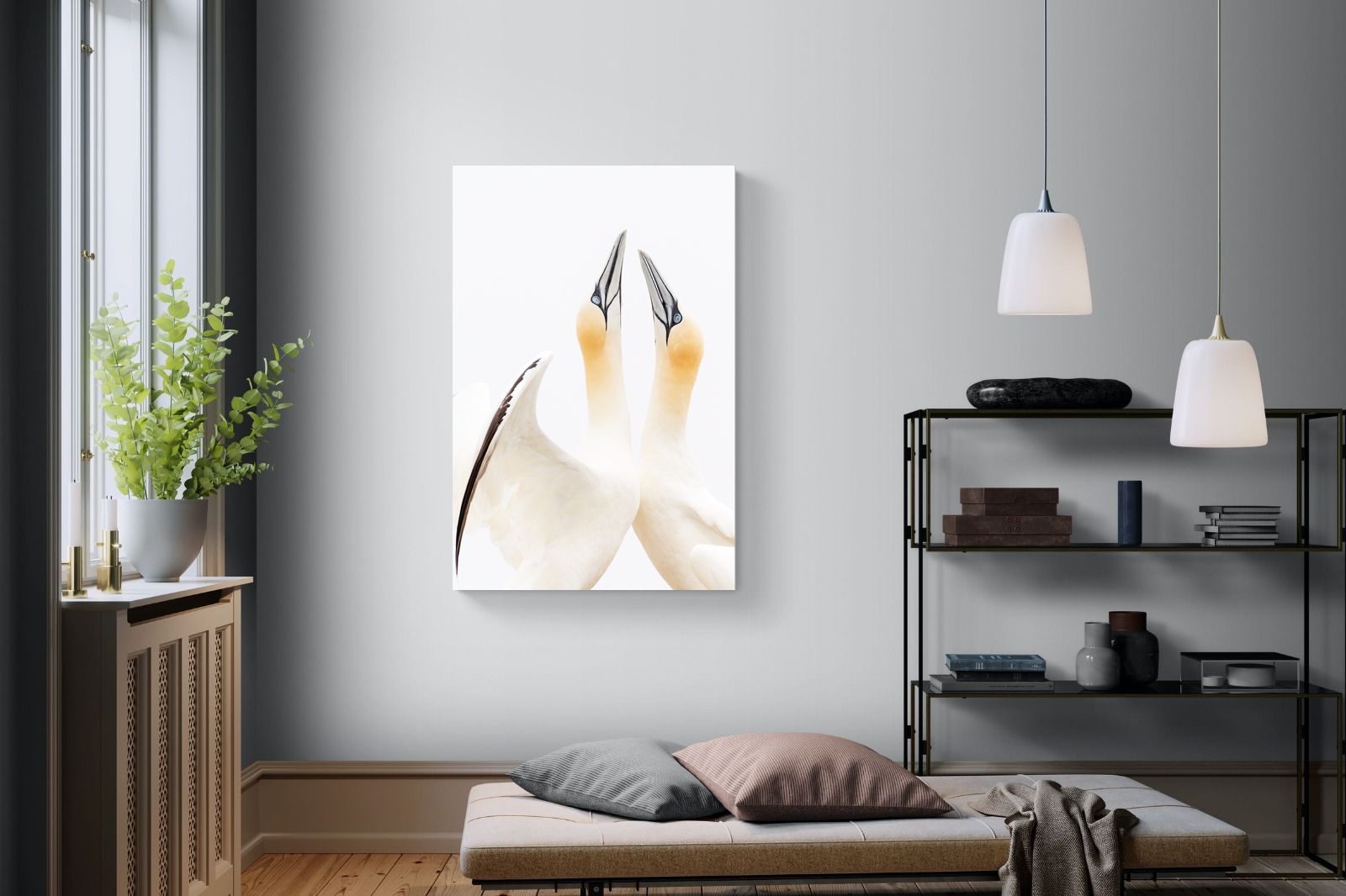 Flirt-Wall_Art-100 x 150cm-Mounted Canvas-No Frame-Pixalot