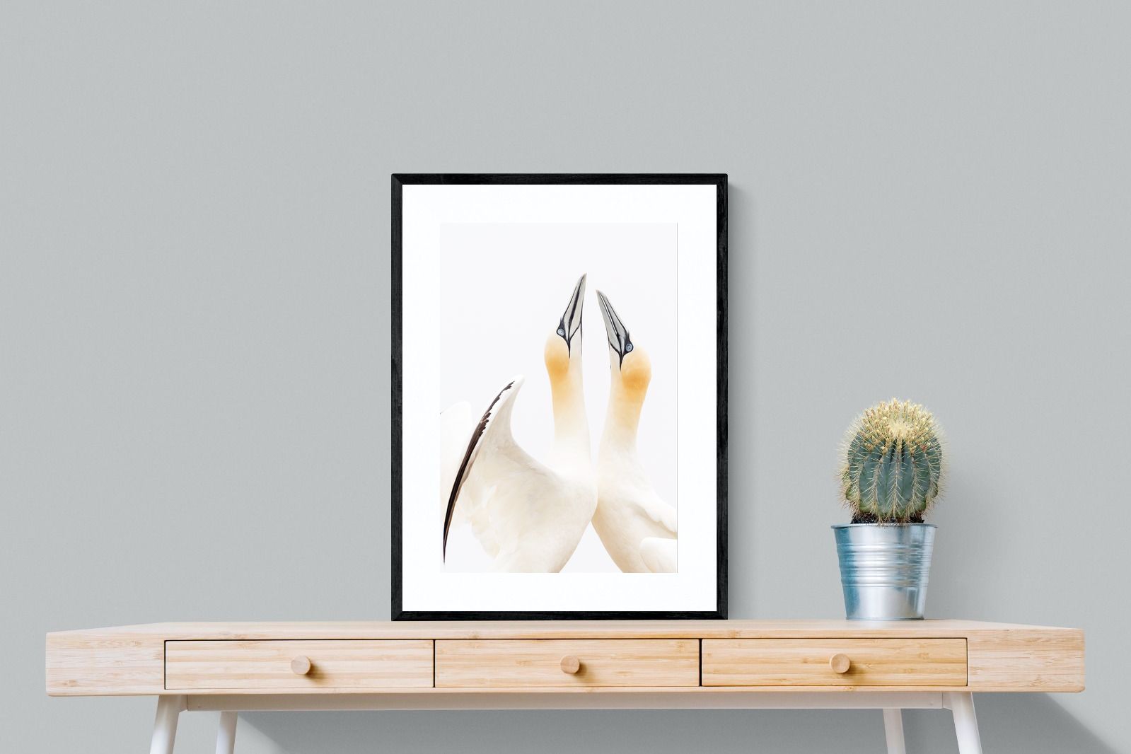 Flirt-Wall_Art-60 x 80cm-Framed Print-Black-Pixalot