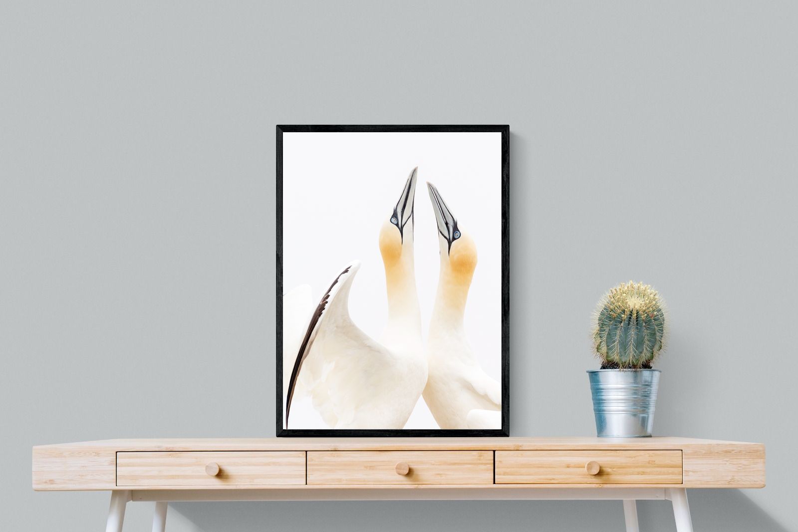 Flirt-Wall_Art-60 x 80cm-Mounted Canvas-Black-Pixalot