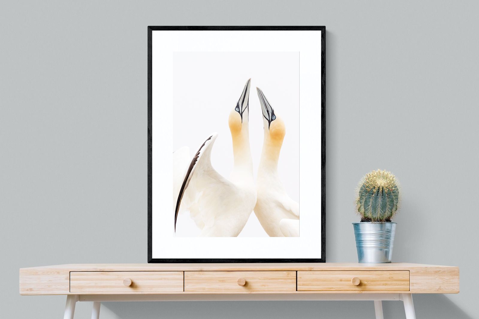 Flirt-Wall_Art-75 x 100cm-Framed Print-Black-Pixalot