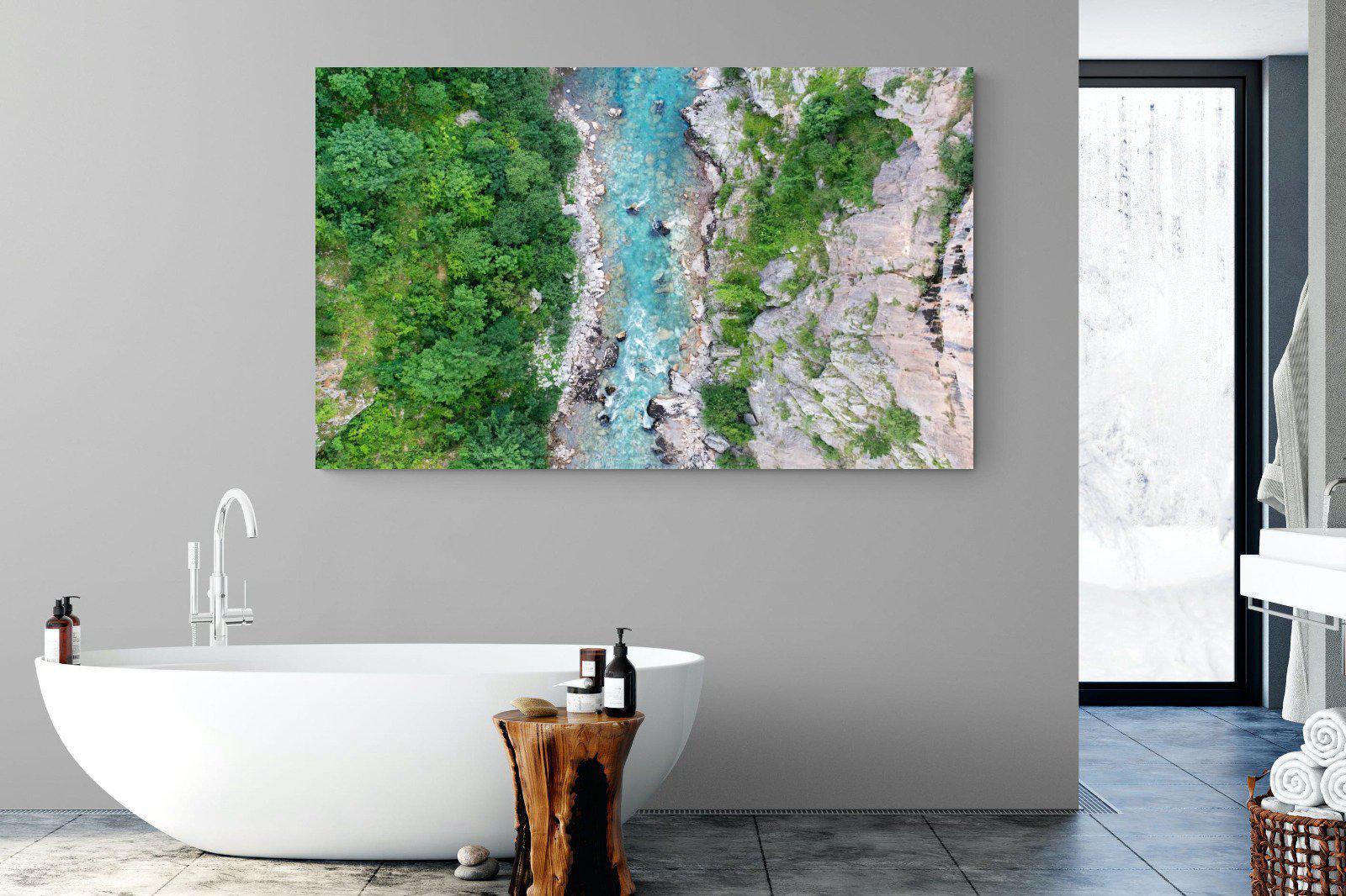 Forest River-Wall_Art-180 x 110cm-Mounted Canvas-No Frame-Pixalot