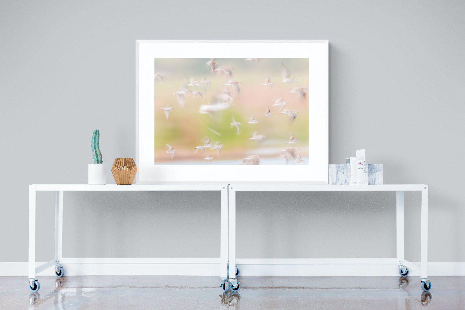 Frenzy-Wall_Art-120 x 90cm-Framed Print-White-Pixalot