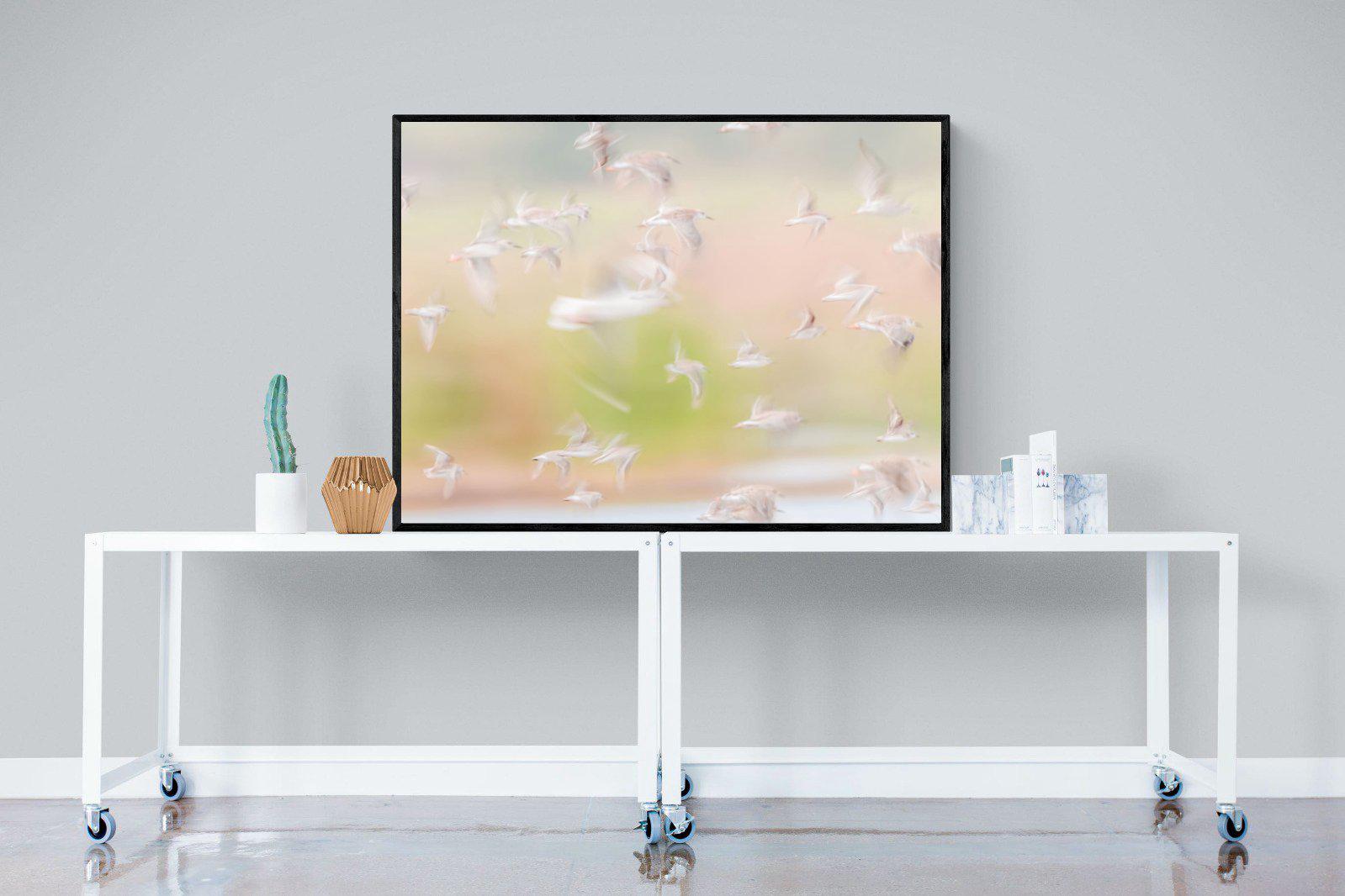 Frenzy-Wall_Art-120 x 90cm-Mounted Canvas-Black-Pixalot