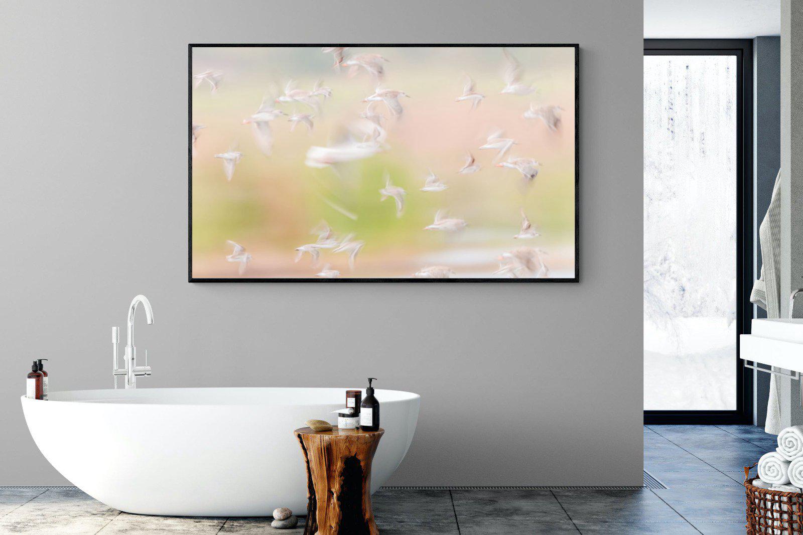 Frenzy-Wall_Art-180 x 110cm-Mounted Canvas-Black-Pixalot