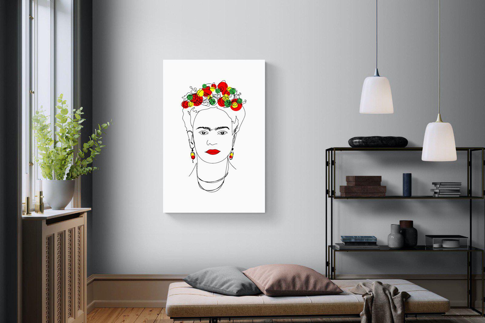 Frida Kahlo-Wall_Art-100 x 150cm-Mounted Canvas-No Frame-Pixalot