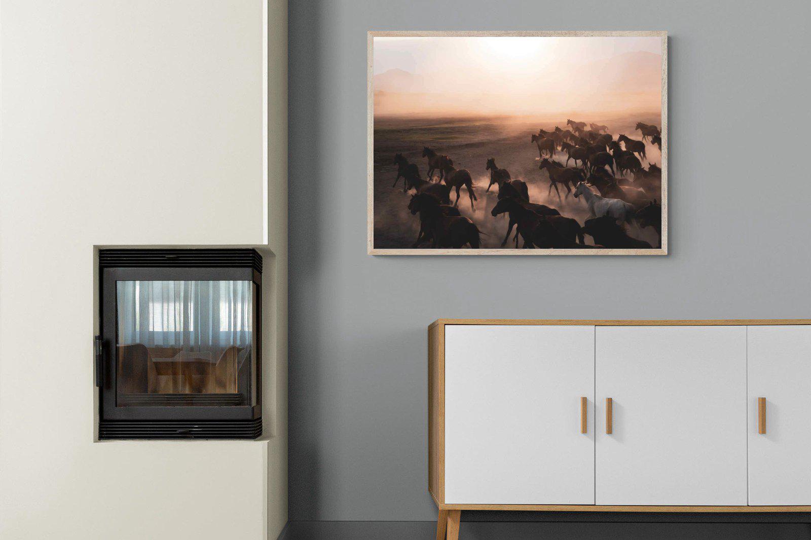 Gallop-Wall_Art-100 x 75cm-Mounted Canvas-Wood-Pixalot