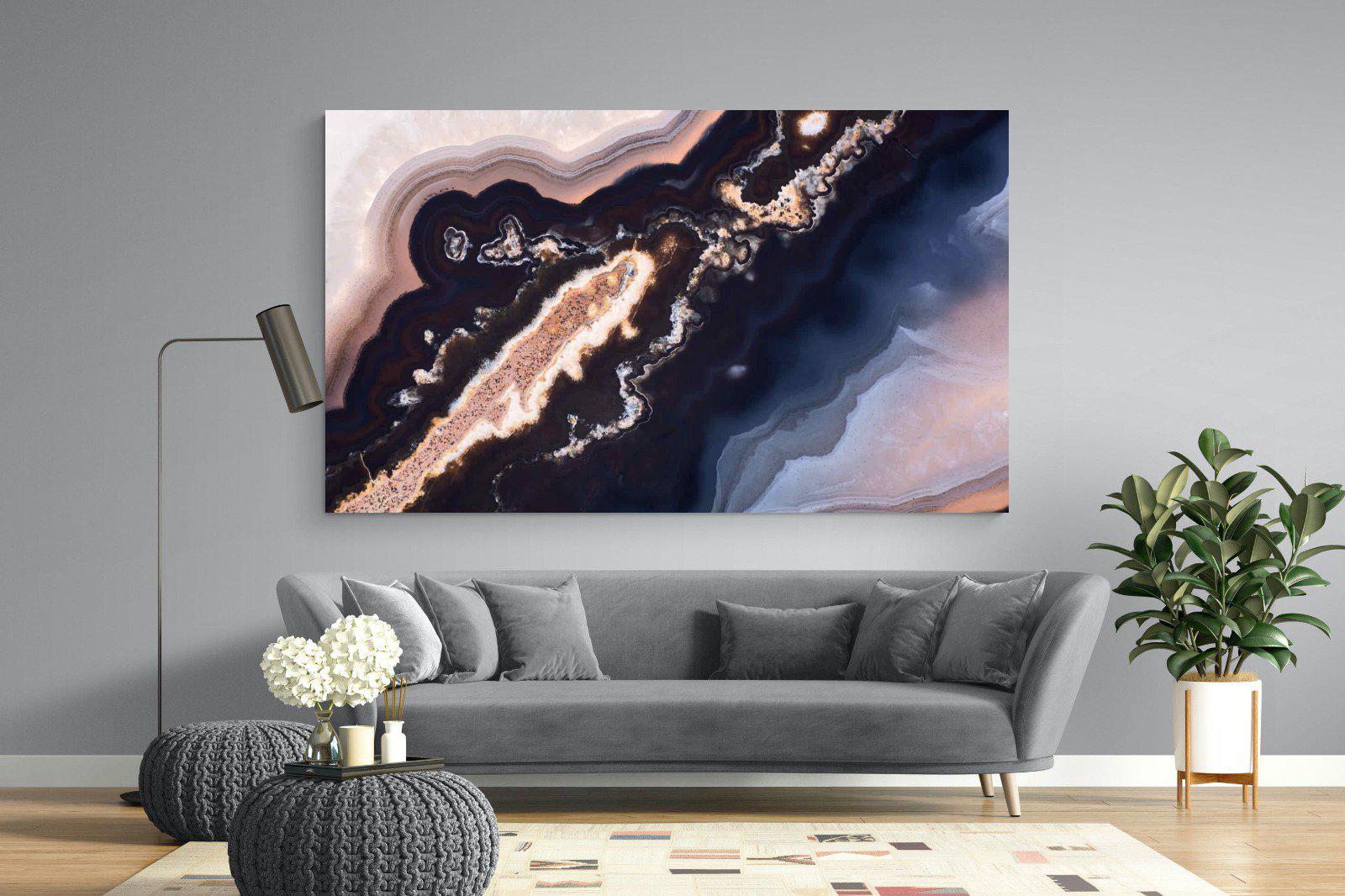 Gold Vein-Wall_Art-220 x 130cm-Mounted Canvas-No Frame-Pixalot