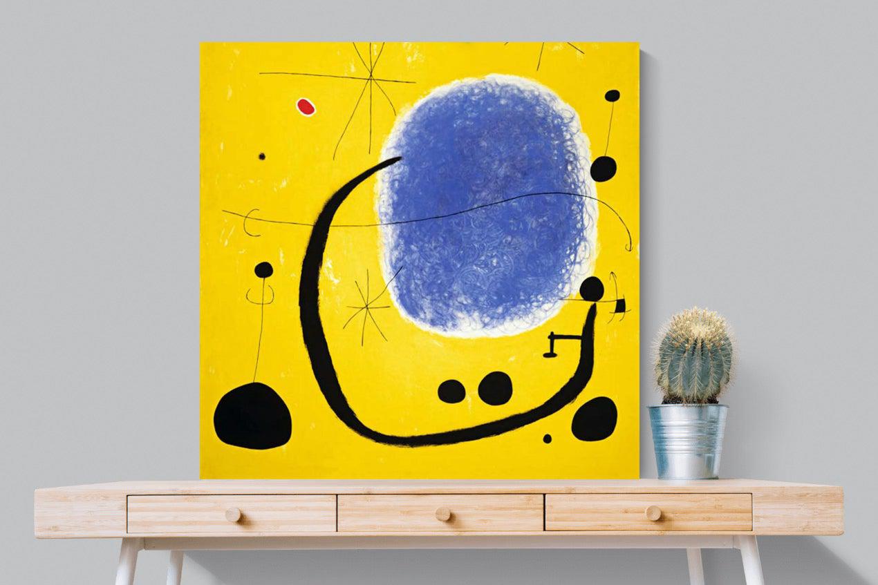 Gold of the Azure-Wall_Art-100 x 100cm-Mounted Canvas-No Frame-Pixalot