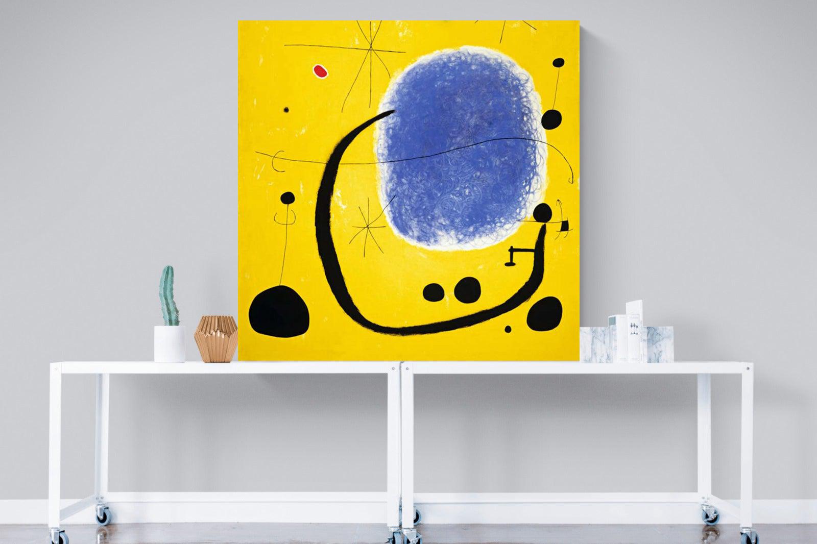 Gold of the Azure-Wall_Art-120 x 120cm-Mounted Canvas-No Frame-Pixalot