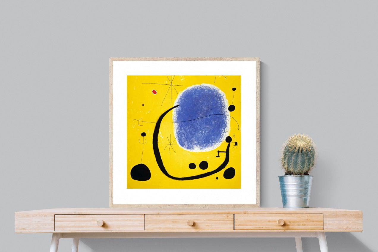 Gold of the Azure-Wall_Art-80 x 80cm-Framed Print-Wood-Pixalot