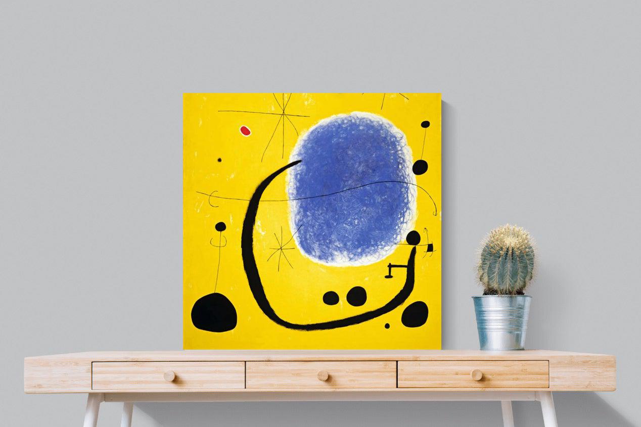 Gold of the Azure-Wall_Art-80 x 80cm-Mounted Canvas-No Frame-Pixalot