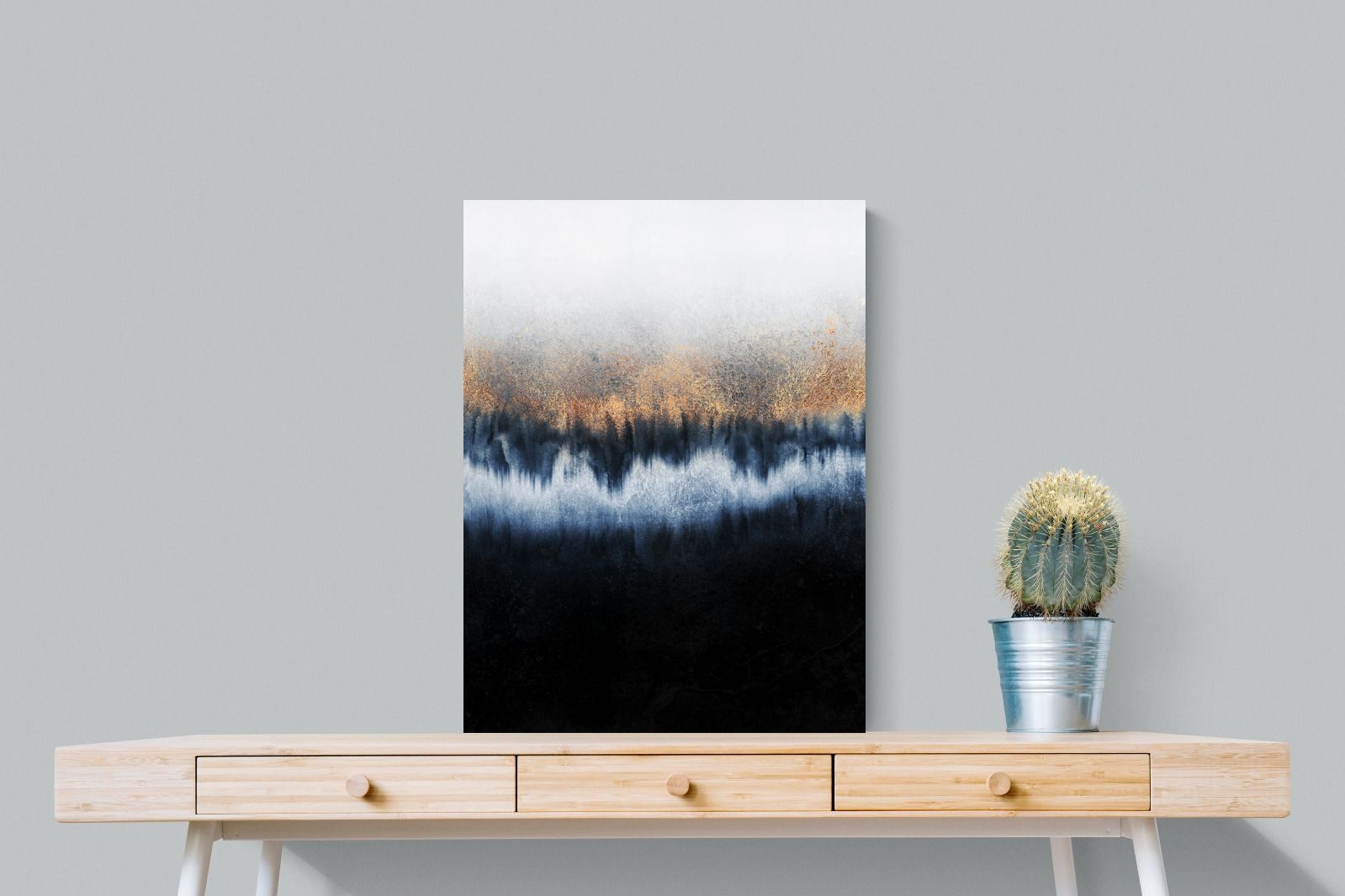 Golden Horizon-Wall_Art-60 x 80cm-Mounted Canvas-No Frame-Pixalot