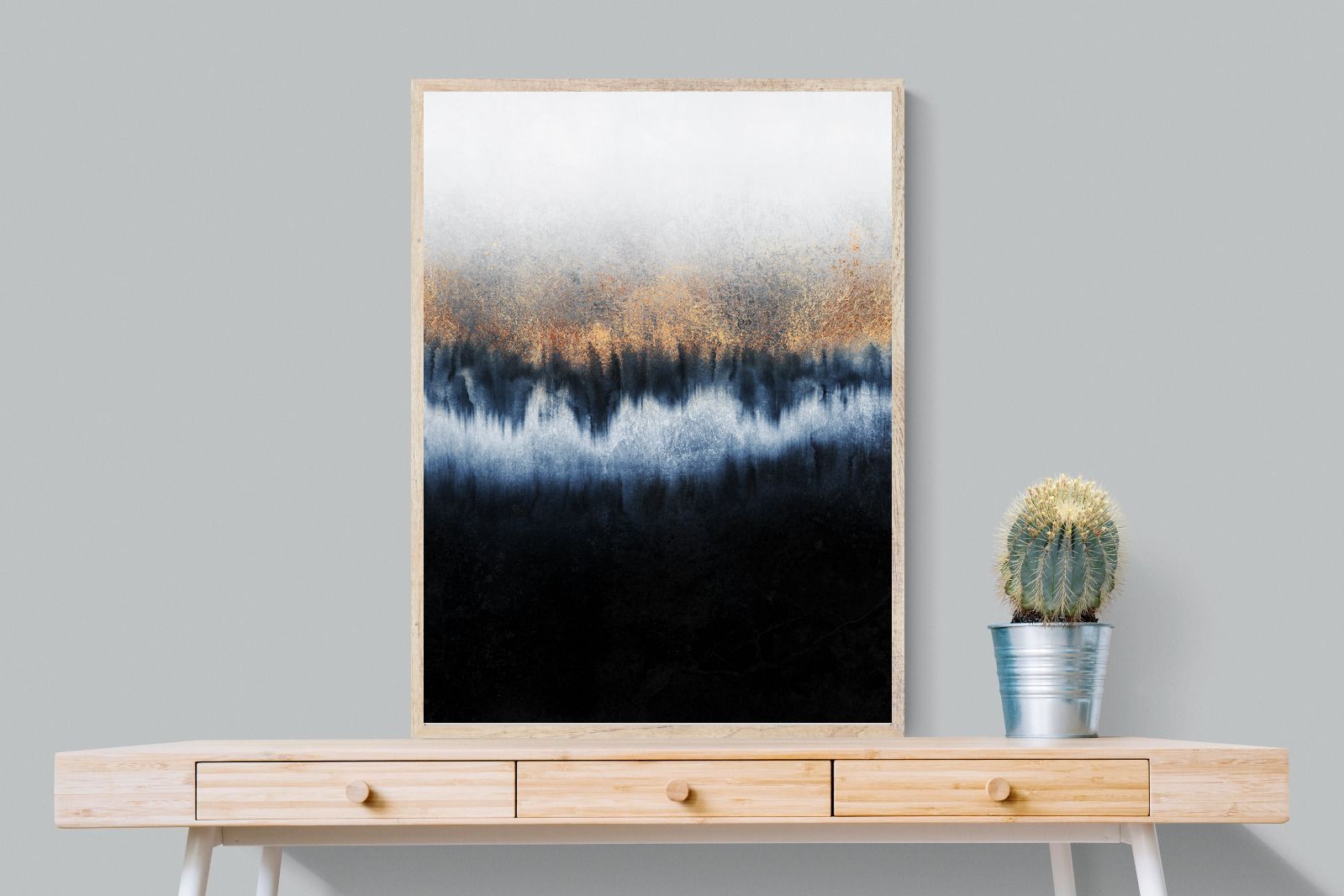 Golden Horizon-Wall_Art-75 x 100cm-Mounted Canvas-Wood-Pixalot