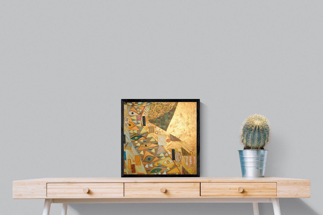 Golden-Wall_Art-50 x 50cm-Mounted Canvas-Black-Pixalot