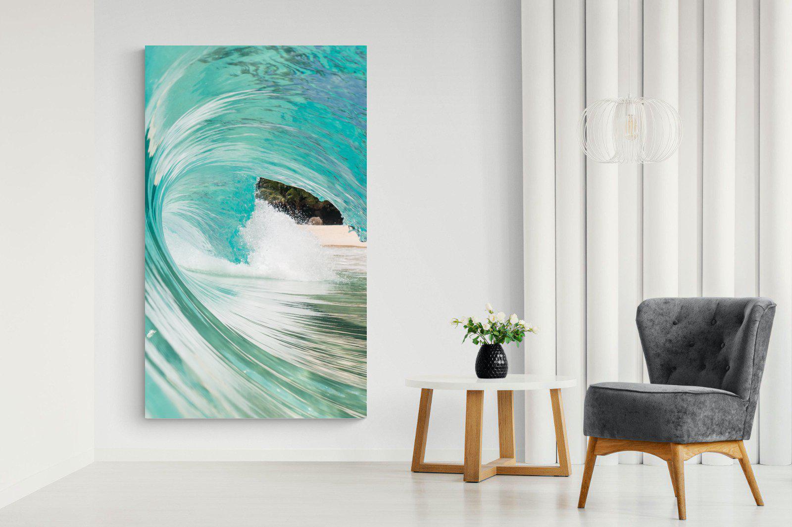 Heart of the Wave-Wall_Art-130 x 220cm-Mounted Canvas-No Frame-Pixalot