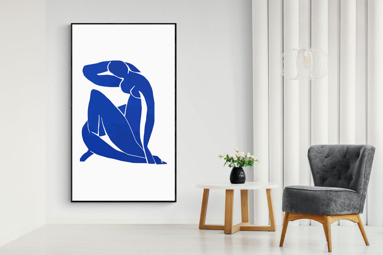Henri Matisse-Wall_Art-130 x 220cm-Mounted Canvas-Black-Pixalot