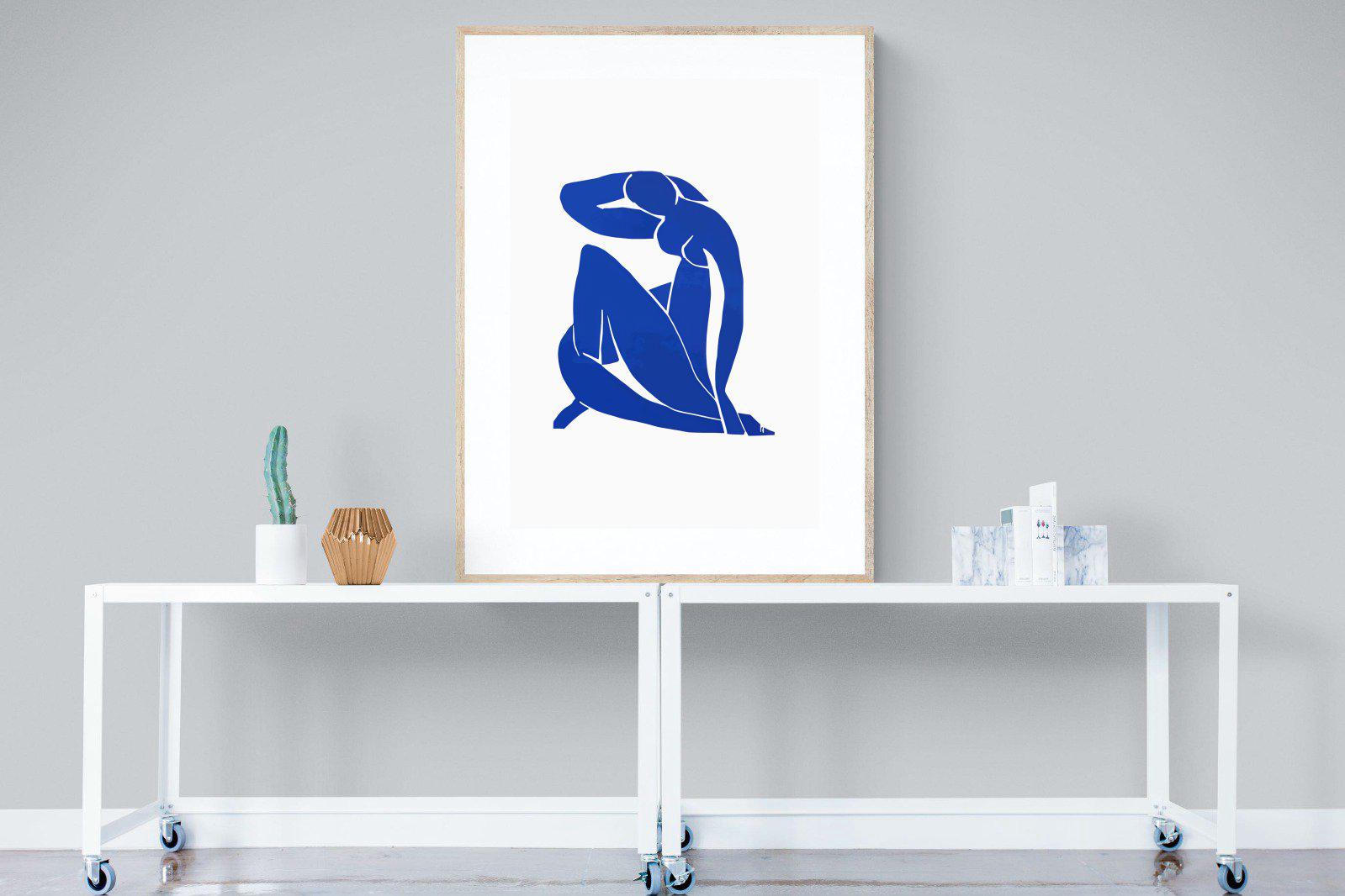 Henri Matisse-Wall_Art-90 x 120cm-Framed Print-Wood-Pixalot
