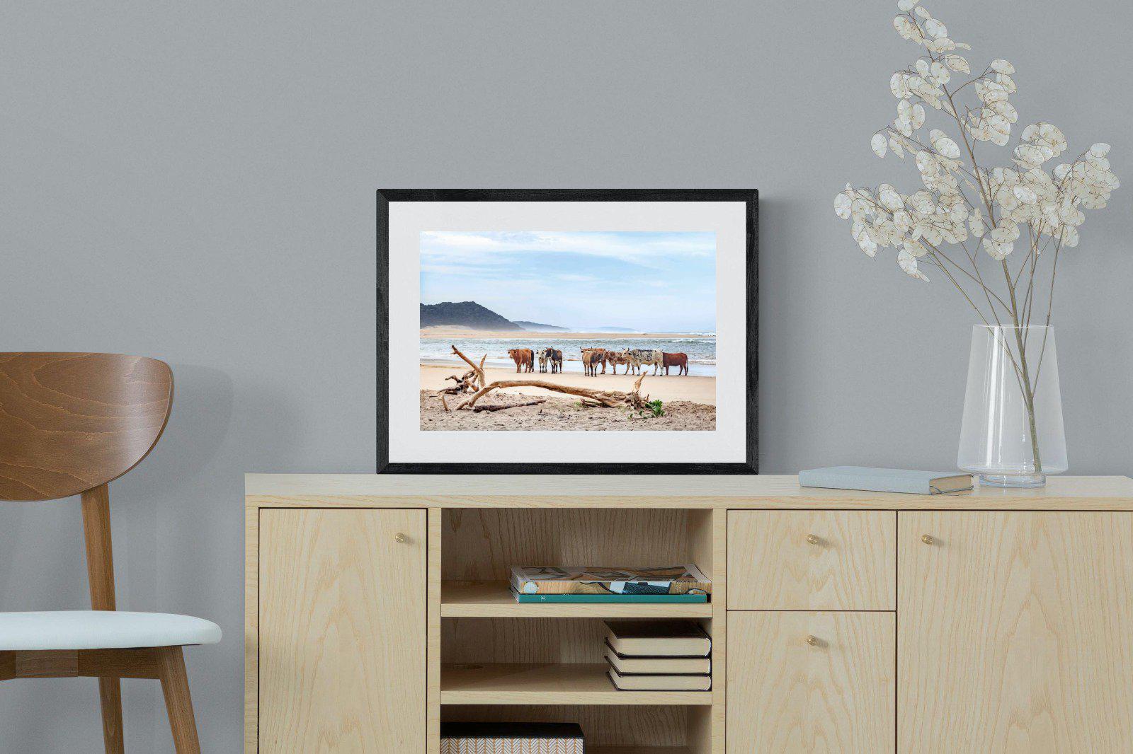 Indaba-Wall_Art-60 x 45cm-Framed Print-Black-Pixalot