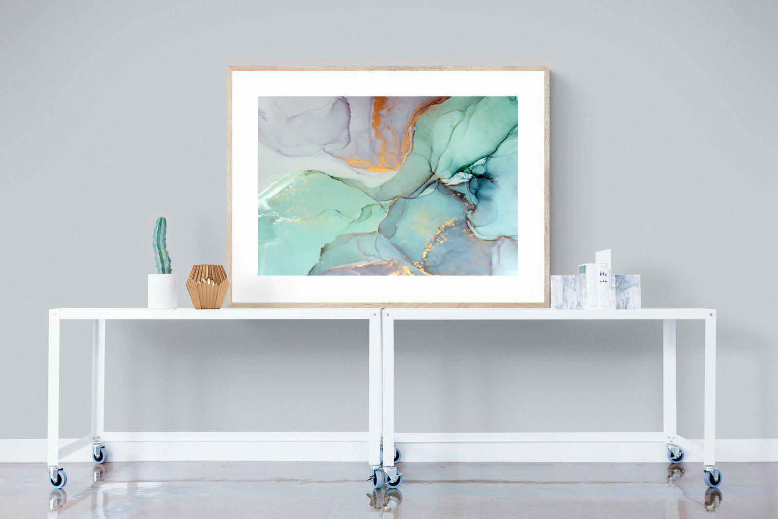 Ink-Wall_Art-120 x 90cm-Framed Print-Wood-Pixalot