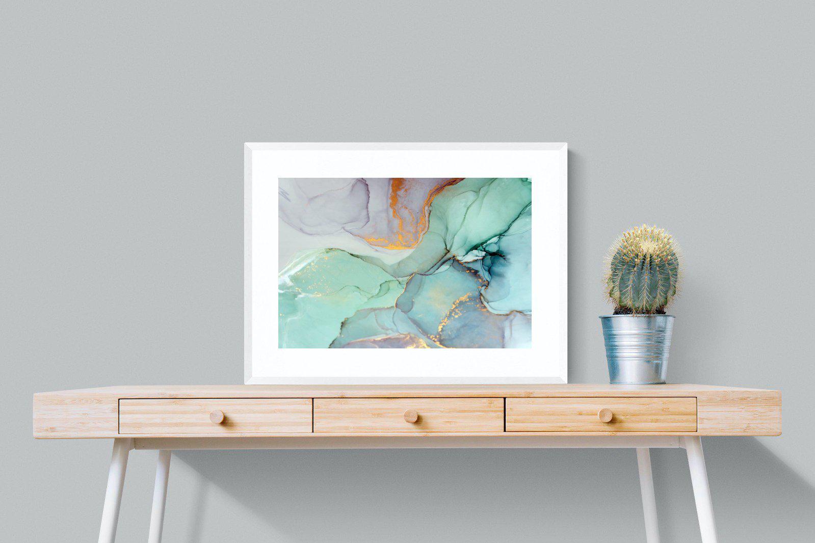 Ink-Wall_Art-80 x 60cm-Framed Print-White-Pixalot