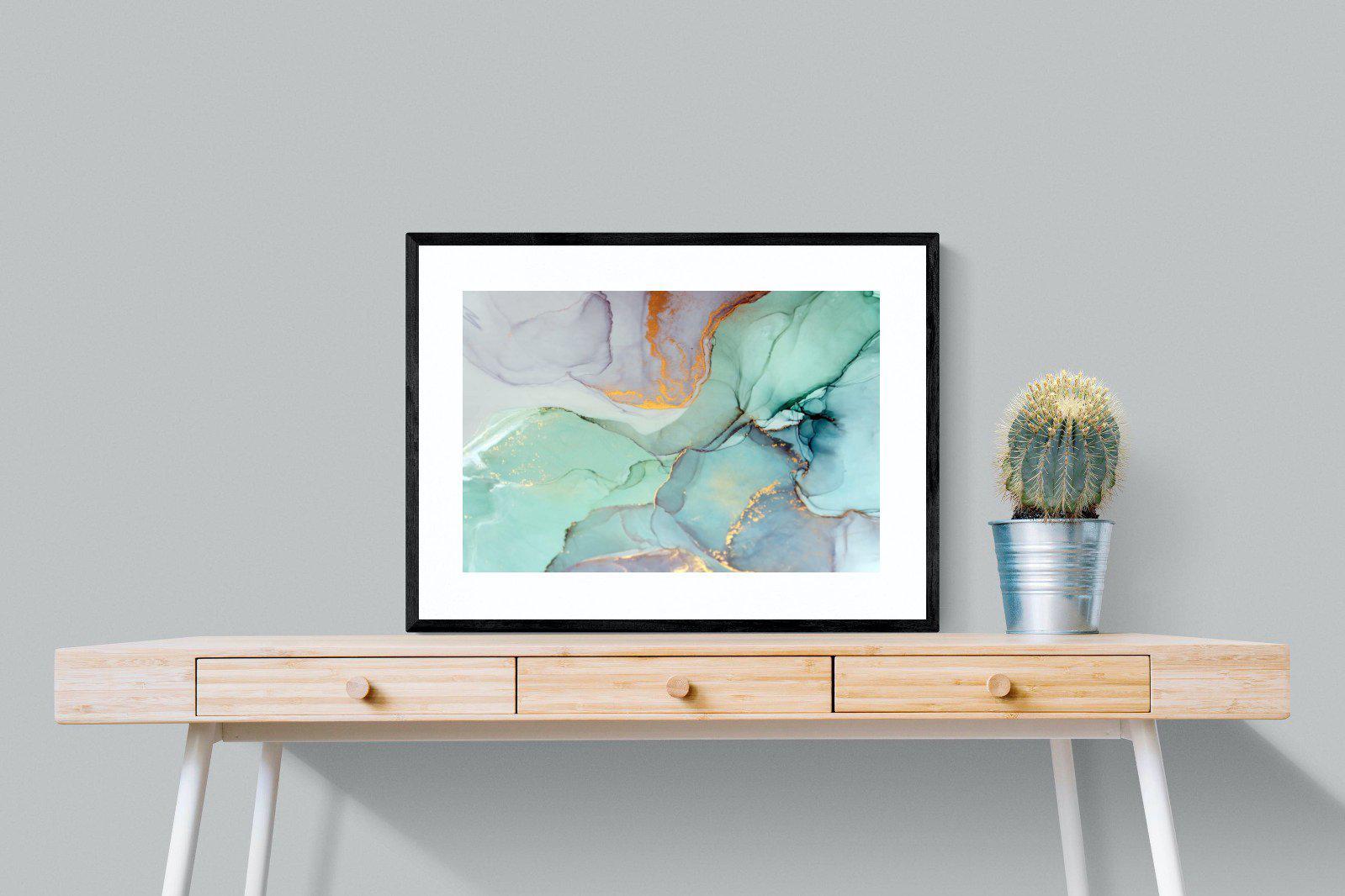 Ink-Wall_Art-80 x 60cm-Framed Print-Black-Pixalot