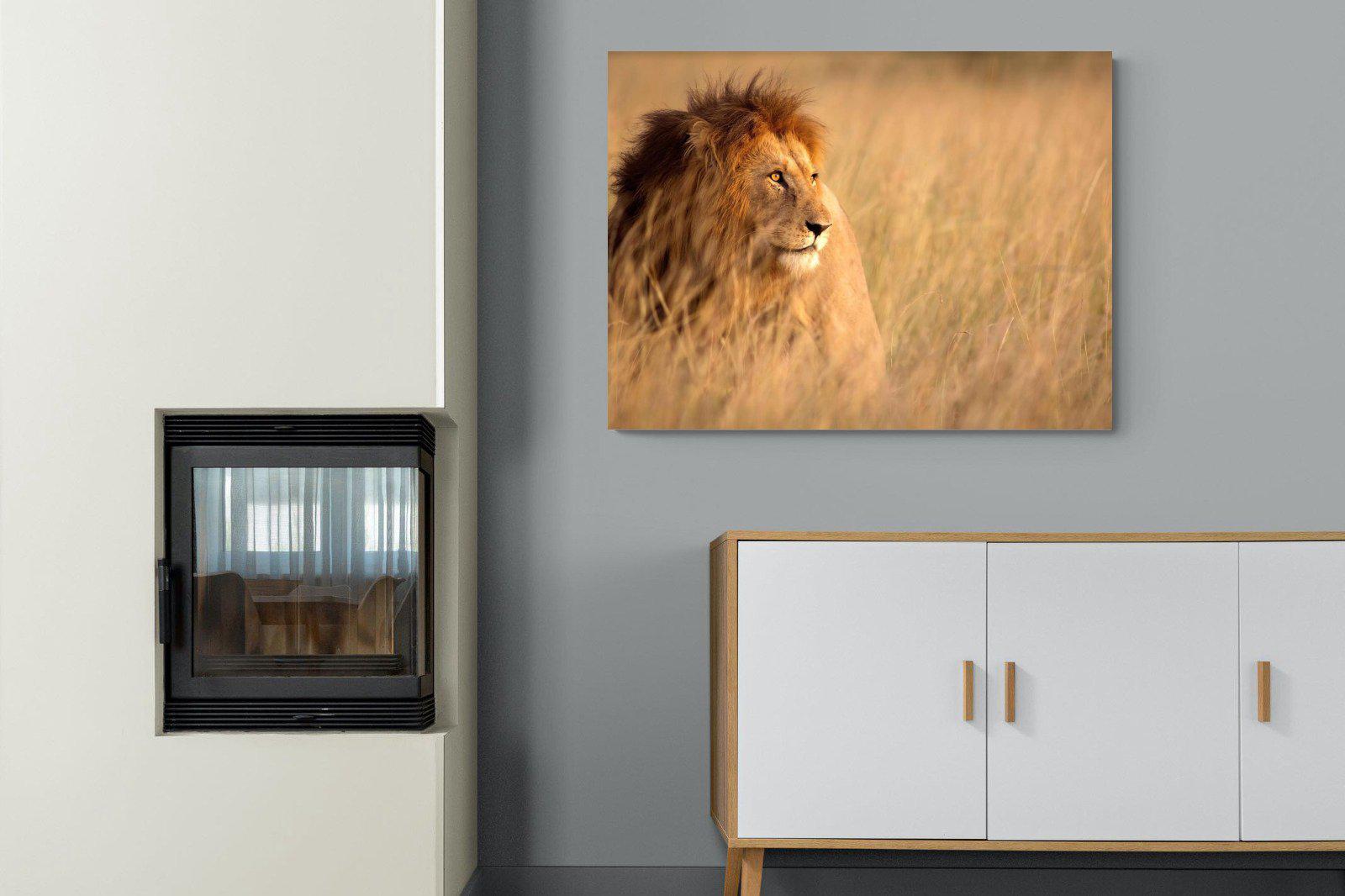 King-Wall_Art-100 x 75cm-Mounted Canvas-No Frame-Pixalot