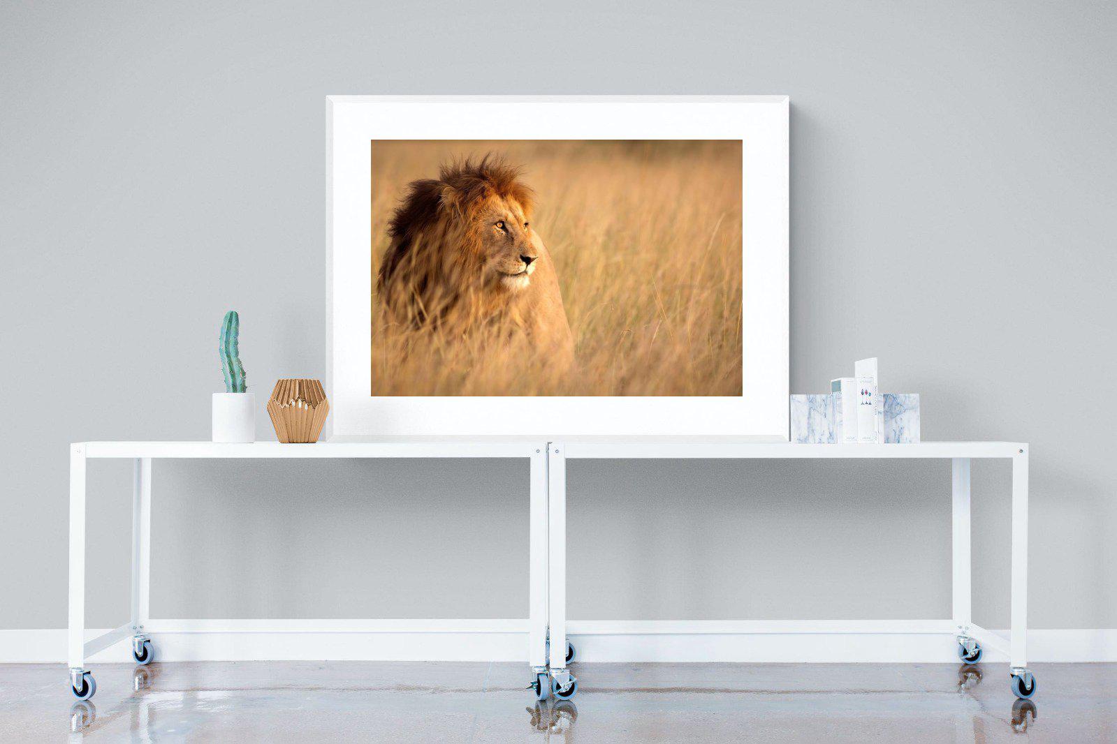 King-Wall_Art-120 x 90cm-Framed Print-White-Pixalot