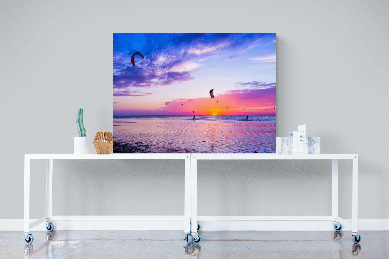 Kites & Colours-Wall_Art-120 x 90cm-Mounted Canvas-No Frame-Pixalot